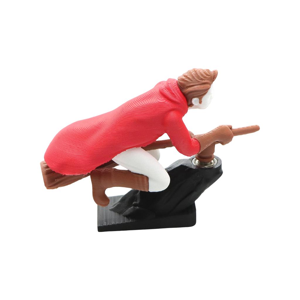 Hexe und Auto Drift Dekoration Ornament