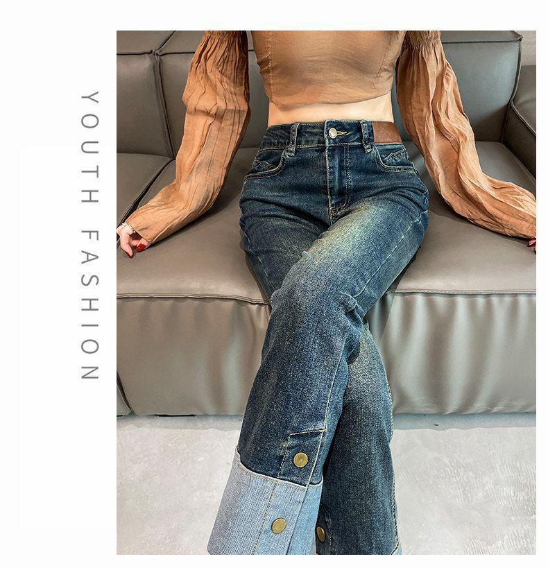Women's High-Waist Straight Leg Jeans - Spring/Autumn 2026: Visually Taller, Slimming, Petite Cropped Cigarette Style