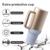 Silicone Cup Cover for 30/40 Oz Tumbler Cup Boot Food-Grade BPA-Free Reusable Durable Bottom Protector
