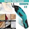 8000 Rpm 4V Wireless Cutter Cloth Carpet PVC Leather Cutting Tools Sewing Shear New Electric Scissors Tailor Scissors