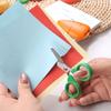 4Pcs Children's Cartoon Fruit Scissors Magnetic Mini Pocket Scissors Safe Mini Scissor  Children