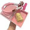 Gold 9999 Car & House Keychain Set - 20mg Pendant for Mobile & Bag, Ideal Souvenir Gift