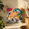 Stylish CCalvin and Hobbesful Cushion Cover Versatile DoubleSided Pillow Case Fit for Sofa Bed Car  Daily Decor