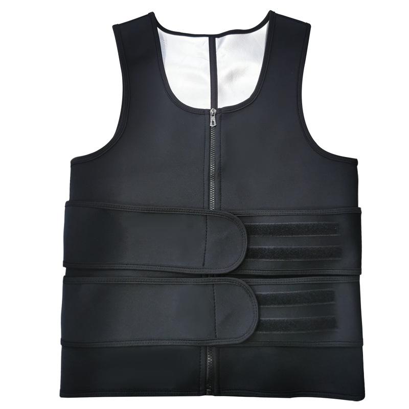 Men Neoprene Sweat Waist Trainer Body Shaper Fitness Slimming Vest