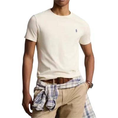 Polo SS26 Logo Embroidered Crew Neck Straight Fit Short Sleeve T-Shirt Classic Edition Men Tops 710706747-104