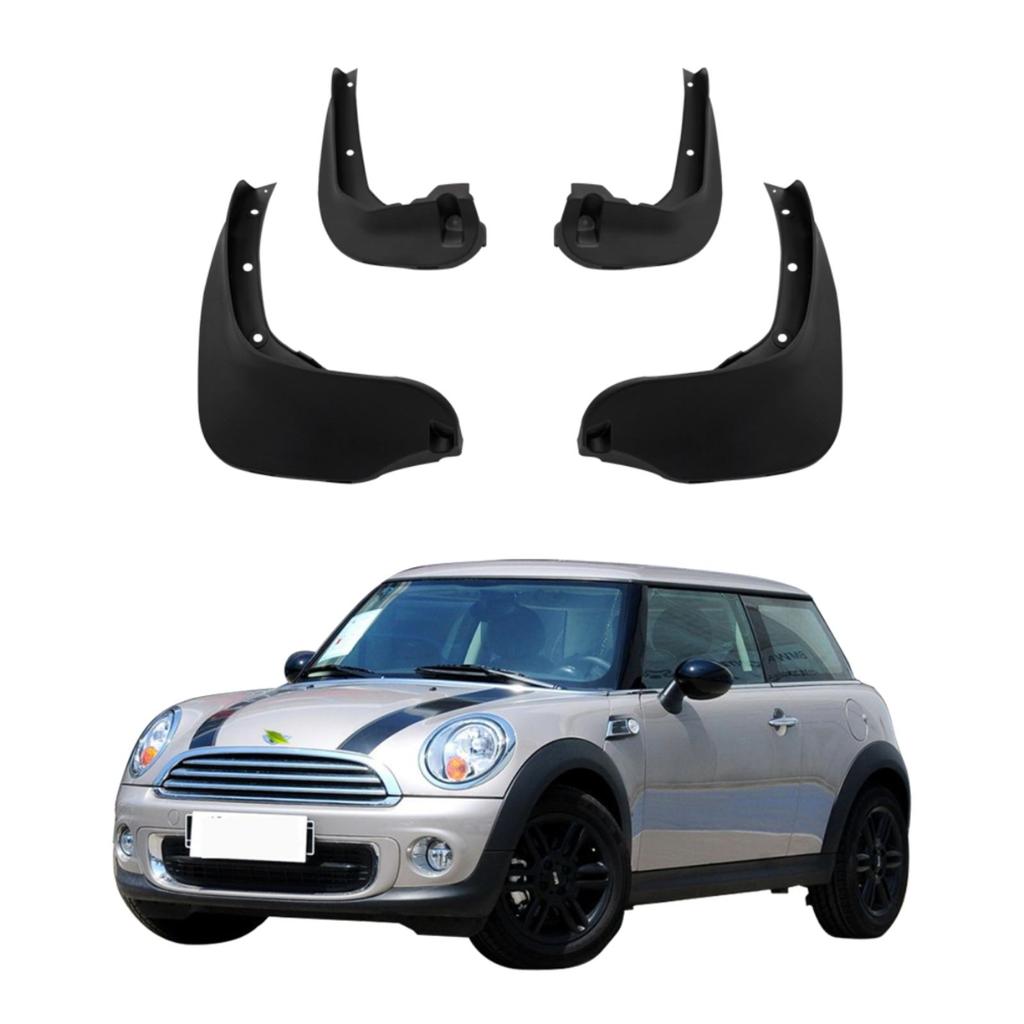 4PCS Car Mud Flaps Splash Guards Mudguards Car Mud Flaps Compatible with MINI Countryman R60 2010 2011 2012 2013 2014 2015 2016
