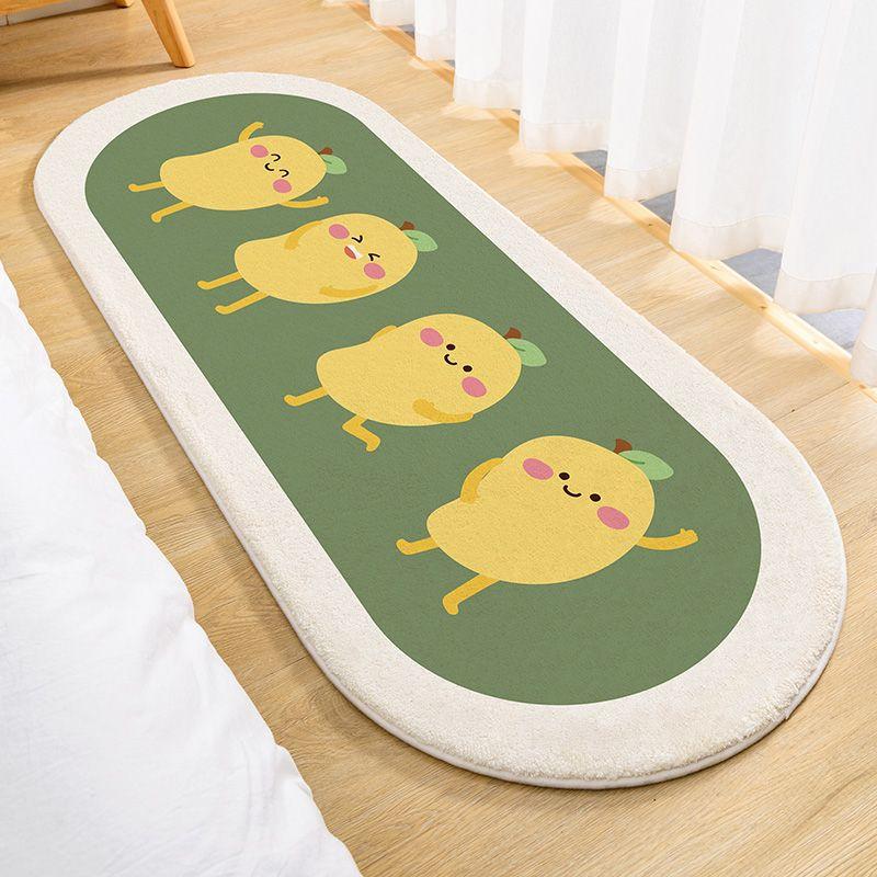 Bedroom Bed Rug Living Room Coffee Table Mat Toilet Door Toilet Door Absorbent Non-slip Foot Mat Bathroom Floor Mat