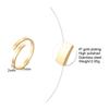 Chic Free Personalized Engraved Name Rings for Women Size Adjustable Simple Stainless Steel Custom Anniversary Gifts Jewelry