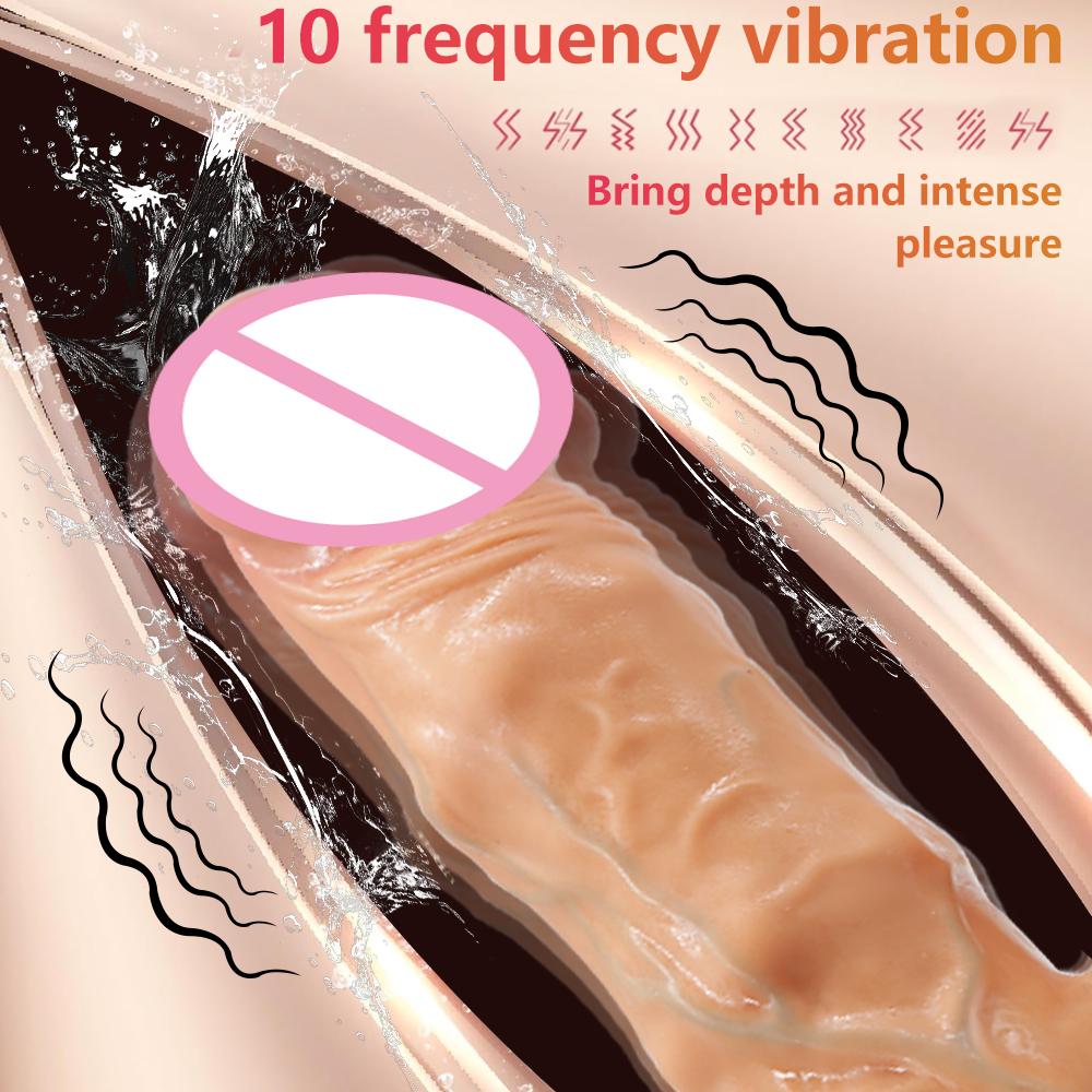 Remote Control Realistic Thrusting Dildo Vibrator G Spot Stimulator Suction Cup Vagina Orgasm Mastrubator Sex Toy for Women