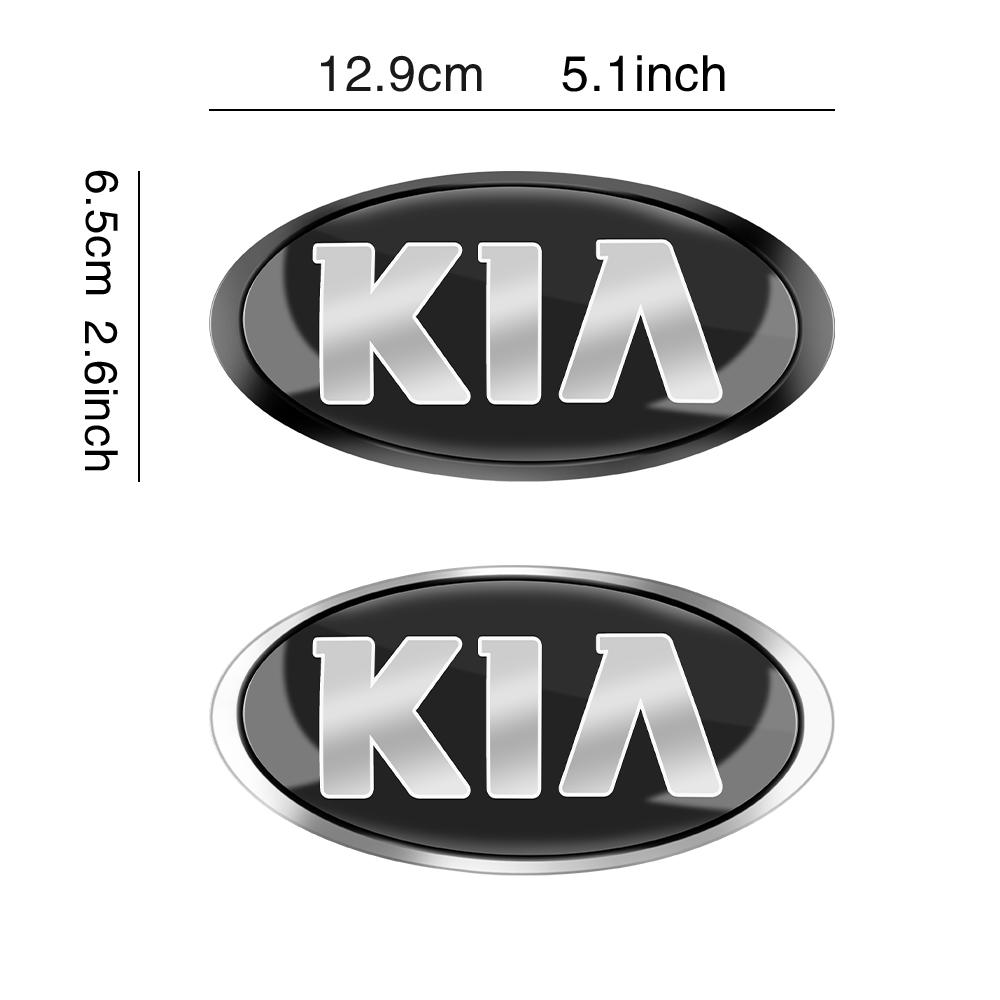 SWIR7 Car Styling Front Hood Emblem Rear Trunk Badge Sticker Modified Parts For KIA KN Pegas Sorento Soul Cerato Sportage Optima Niro
