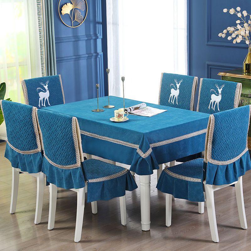 Wysokiej jakości chiński styl pogrubiony kwadratowy obrus biurkowy nowy styl antypoślizgowa poduszka siedziska obrus domowy obrus na krzesło