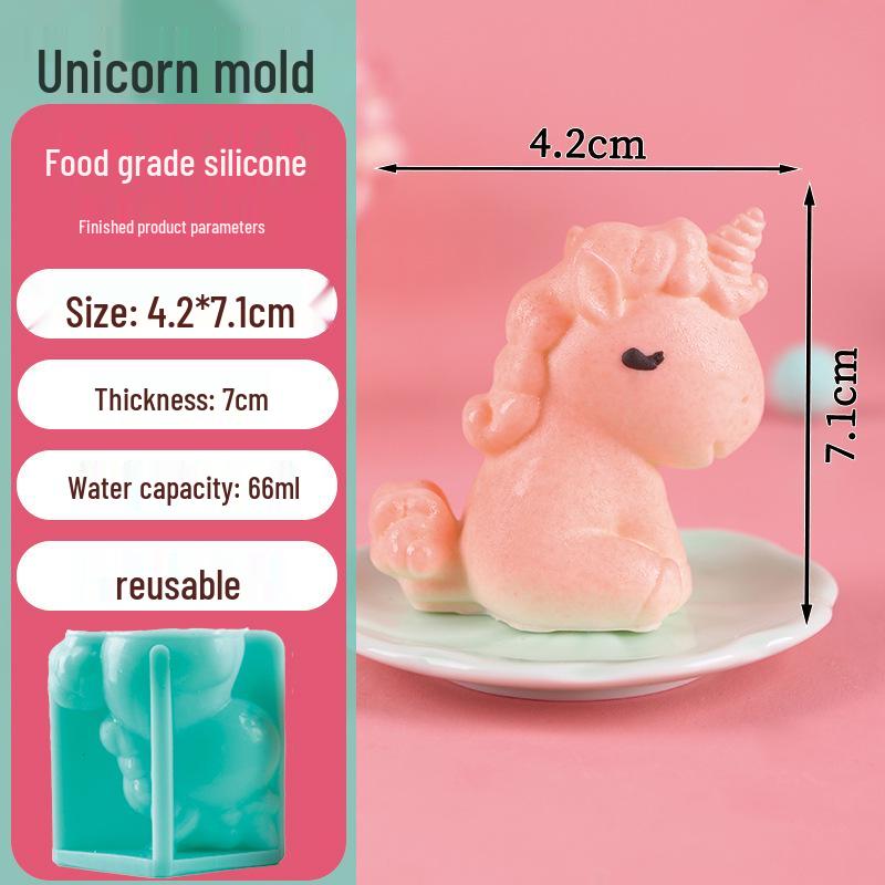 Yuanbao Horse Mousse Silicone Mold - Chocolate, Ice Cube, Dessert, Cake Decoration, Year of the Horse Baking Mold