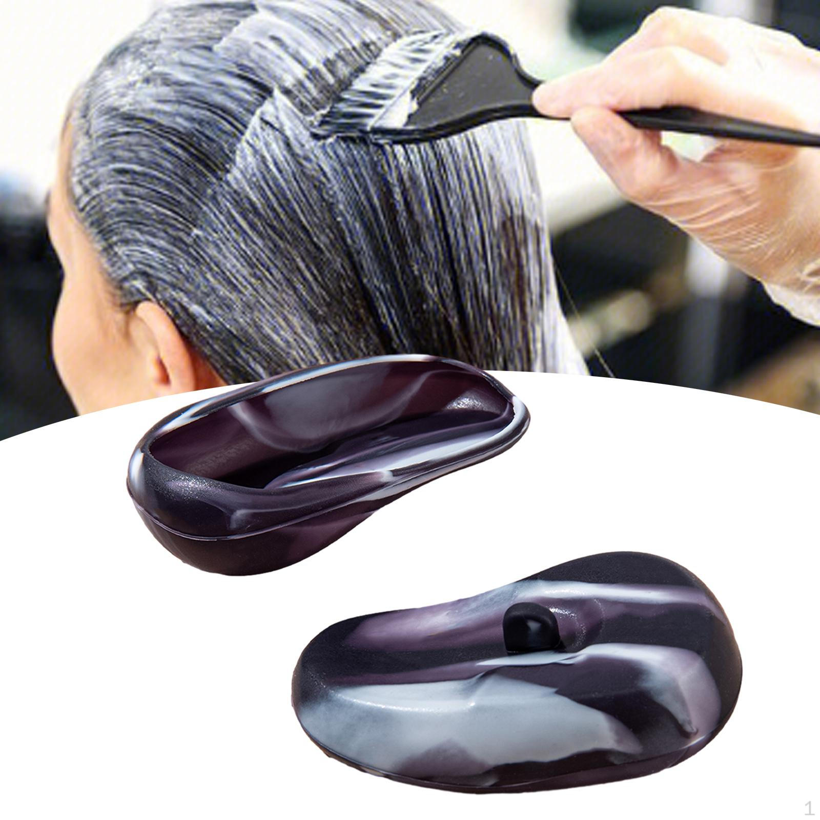 2 шт. - защита ушей, парикмахерские услуги, муфты для окрашивания волос Black