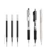 Quick-Dry 0.5mm Black Gel Pen Refill, Universal Needle Tip, Push-Action, Signing Replacement Core
