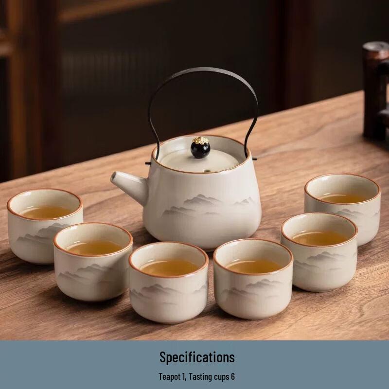 

Anmuci Luxury Chinese Glass Gongfu Tea Set