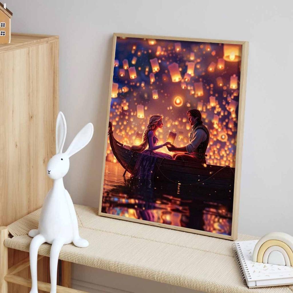DIY Diamond Painting The Princess and The Prince Cross Stitch Kit Mosaic Art Diamond Painting Full Circle Diamond Home Decoration