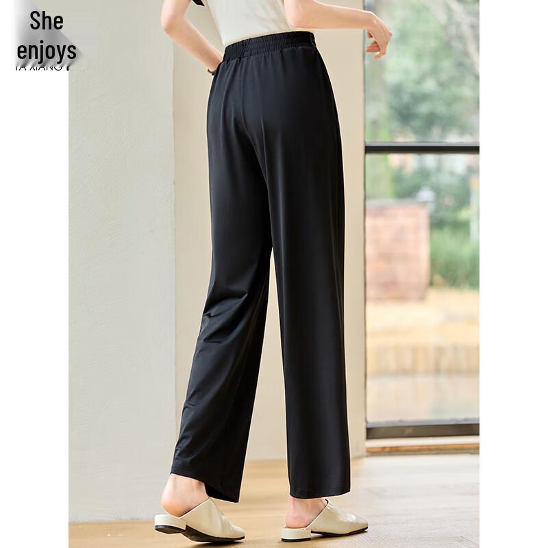 Women's High-Waist Draped Wide-Leg Casual Pants