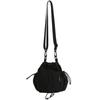 Harujio Kordelzug-Schultertasche, Leichte Beutel-Kordelzug-Schultertasche für Damen, Kleine Mini-Nylon-Tasche mit Kordelzug, Pochette, Schulter oder