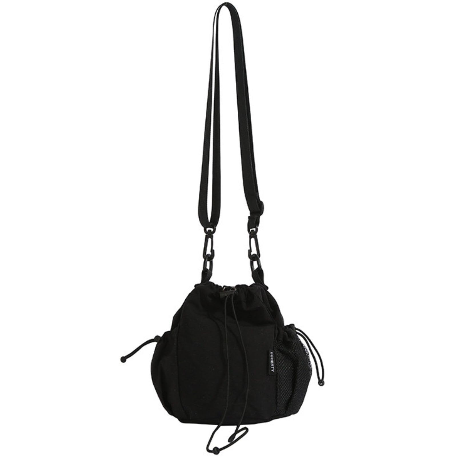 Сумка-ведро на шнурке Harujio, Легкая сумка-ведро на шнурке через плечо для женщин, Маленькая мини-нейлоновая сумка на шнурке, Клатч, На плечо или