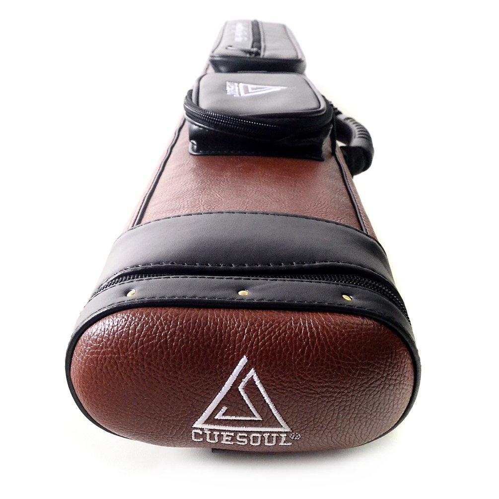 CUESOUL Soocoo Series 2x4 Hard Pool Cue Case Can hold 2 bats and 4 shafts case colors - (4 available) (CSCC-R215)