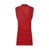 European, American autumn and winter new women's clothing temperament waist foreign style mesh splicing short dress women