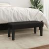 346632 vidaXL Bench Black 70x30x30 Cm Faux Leather