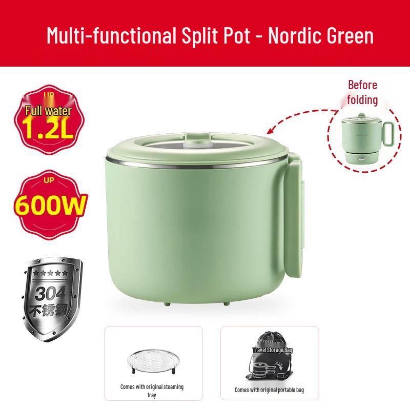 ZISIZ Foldable Electric Hot Pot & Steamer