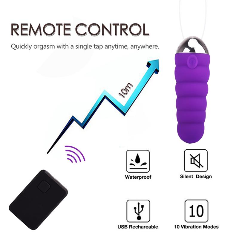 Kegel Exerciser Wireless Remote Control Jump Egg Vibrator Vaginal Stimulator Massager For Women Adult Sex Toys