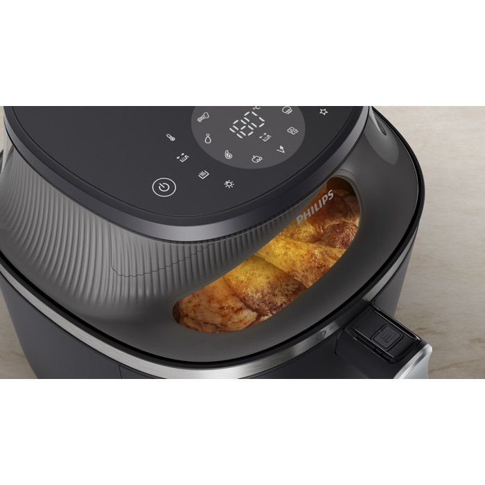 Philips Heißluftfritteuse NA32200 4,2L 16 Programme RapidAirPlus Schwarz 1400W
