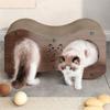 Katzenkralle Pfirsichholz Verschleißfest Wellpappe Katzen Spielhaus Villa Stroh Haustier Kratzbäume Produkte Zubehör Möbel Zubehör