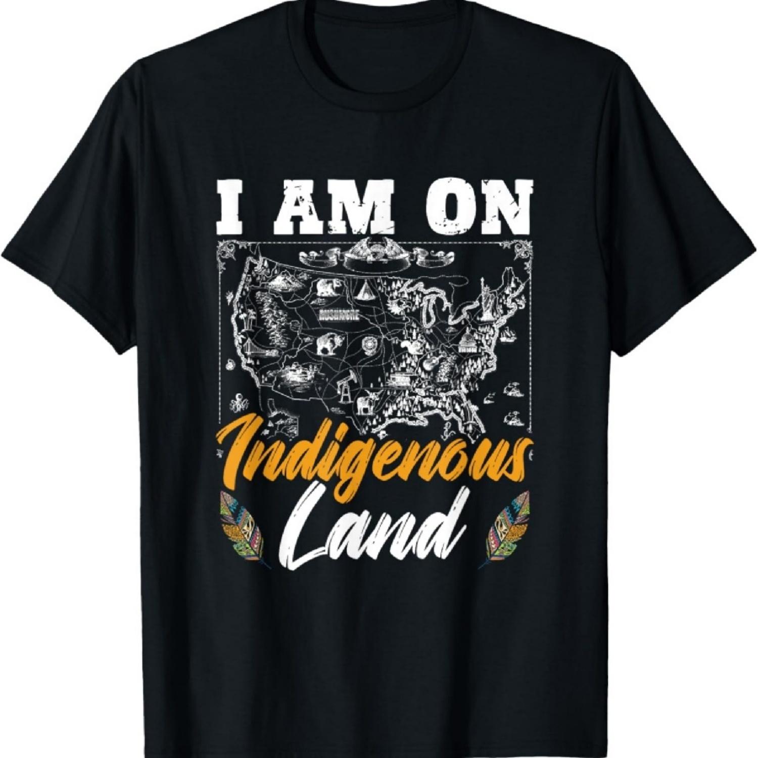 Индейская гордость Племена Коренные американцы Я на коренной земле Футболка S