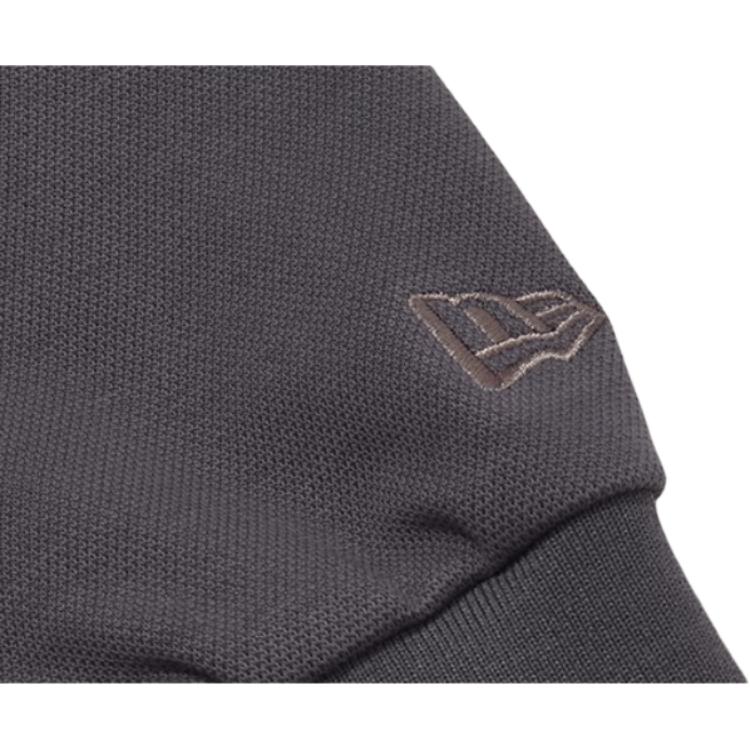 New Era Skateboard Series Loose Fit Letter Casual Pullover Long Sleeve Polo Shirt Unisex tops Gray 13789147