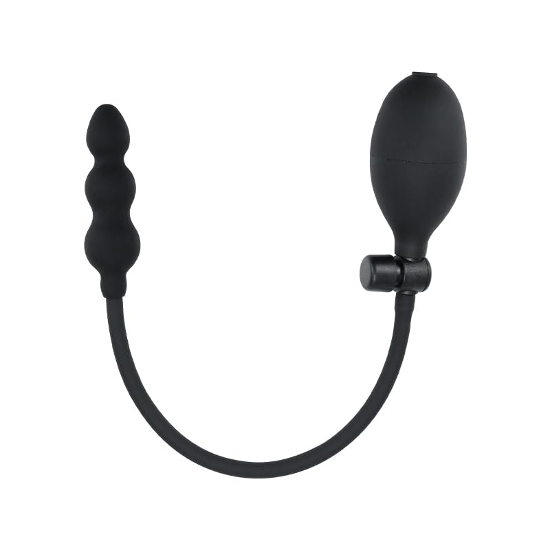Anal Ana Ball Balloon Plug Inflatable Double Headed Manual Anal Plug for Men and Ana SM Beads Plug, Pump, Shape, Plug, Dildo, Women, Beginner,