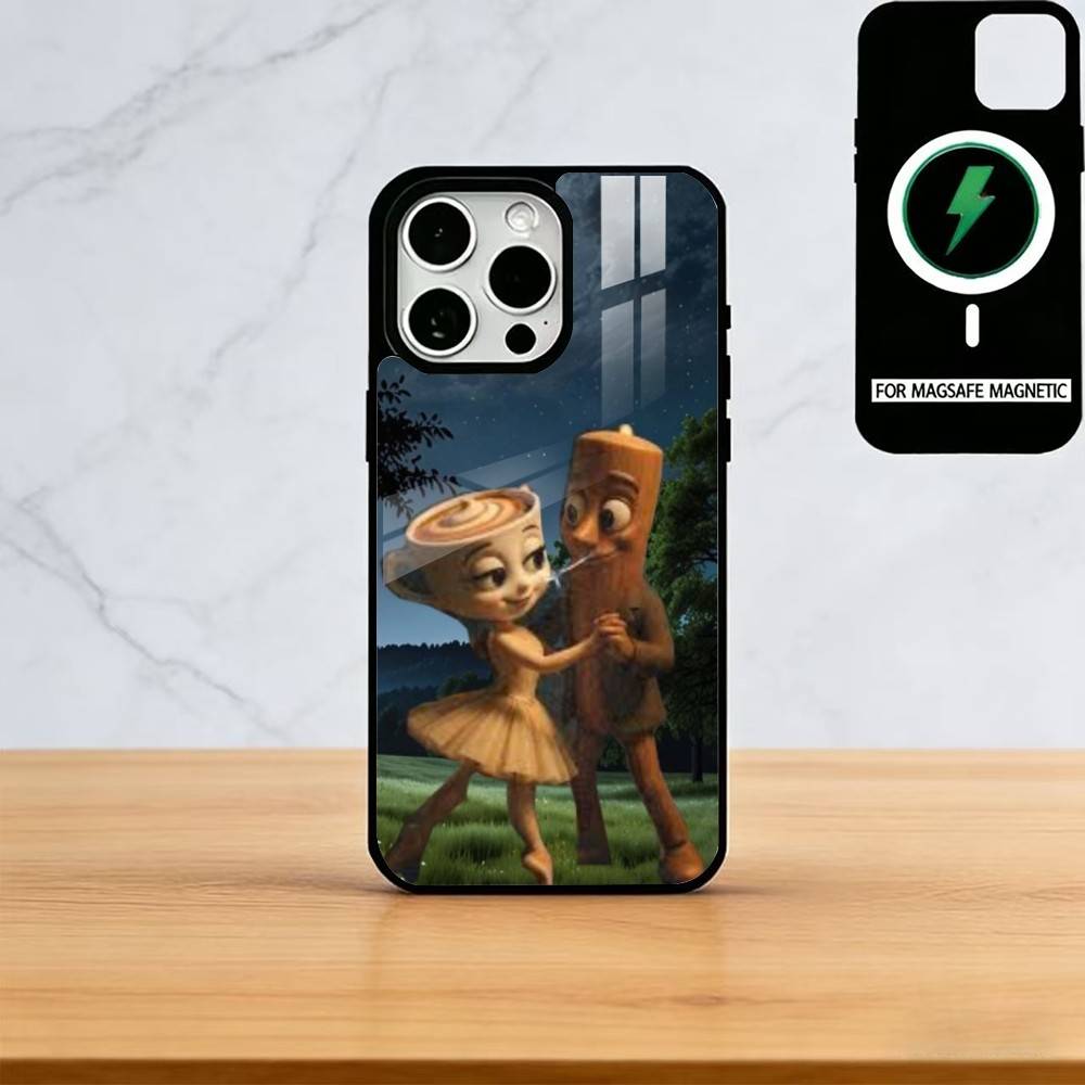 Tung Sahur Tralalero Tralala Handyhülle Für iPhone17,16,15,14,13,12,11 Plus,Pro Magnetisch mit Magsafe Kabelloses Laden