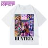 Boys and Girls Children Cotton T-Shirts with KPop Demon Hunters Cartoon Cute Fashionable Print Top