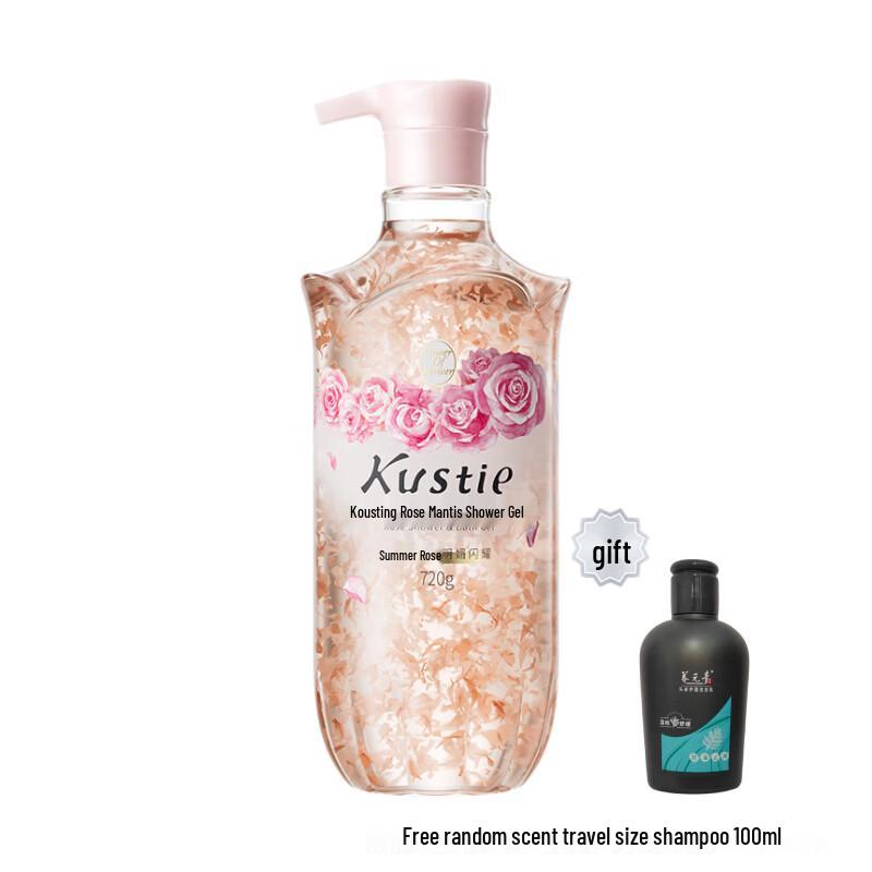 Kustie Rose Petal Fragrant Foaming Shower Gel 720g