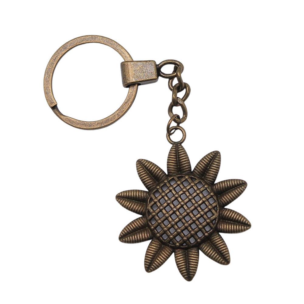 The Flower Of Life Keychain Craft Jewelry Victory Symbol Key Ring 30mm