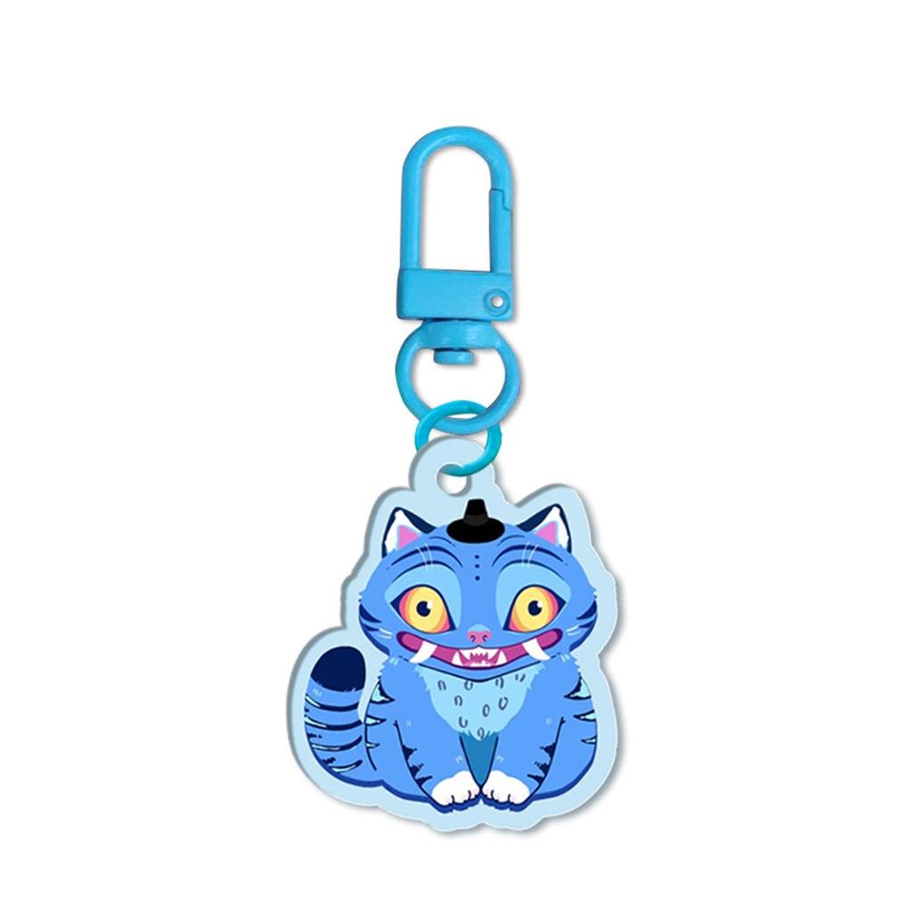 Cartoon Anime Movie Transparent Acrylic Keychain Pendant, Exquisite Gift Hanging Accessories For Backpacks
