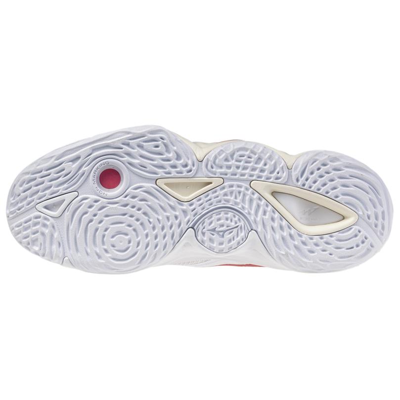 Mizuno WAVE MOMENTUM ELITE Support Volleyball Shoes Women's White Red V1GC251273