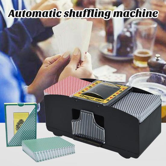 Card Shuffler Battery-Operated Automatic Card Shuffling Machine Convenient Playing Card Shuffler for Home