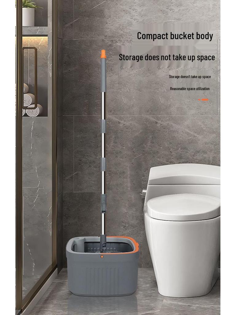 2025 Spin Mop: Hand-Free Cleaning with Wet/Dry Use and Clean/Dirty Separation