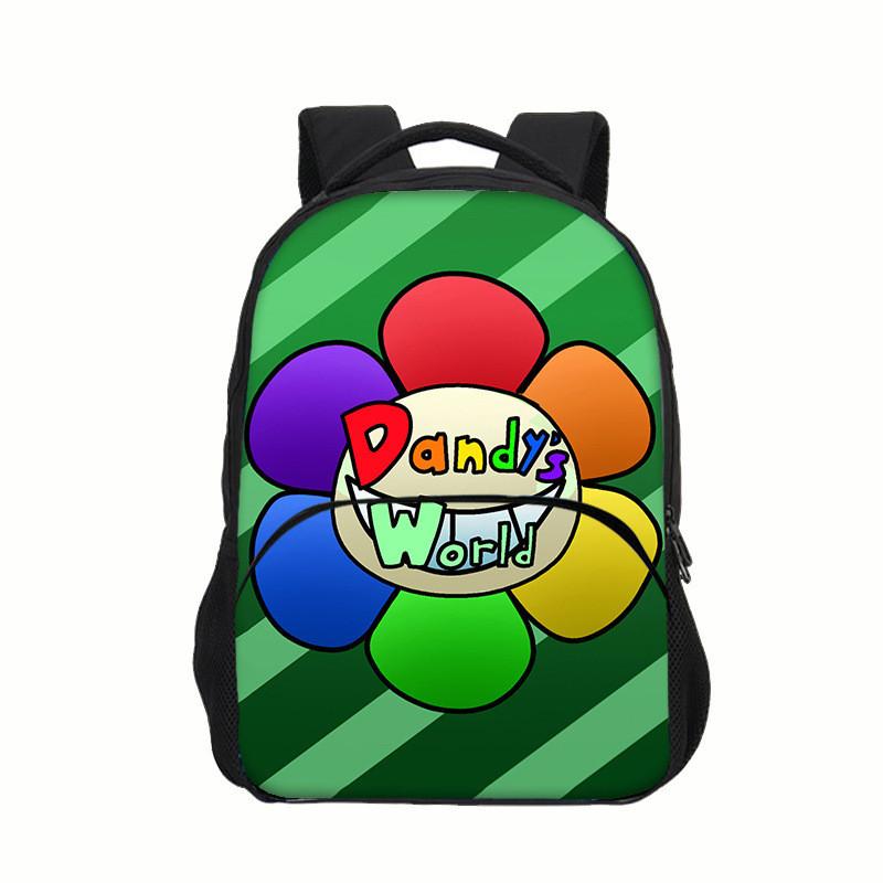Dandys World Roblox Kids School Backpack With Printed Nylon For Elementary Students