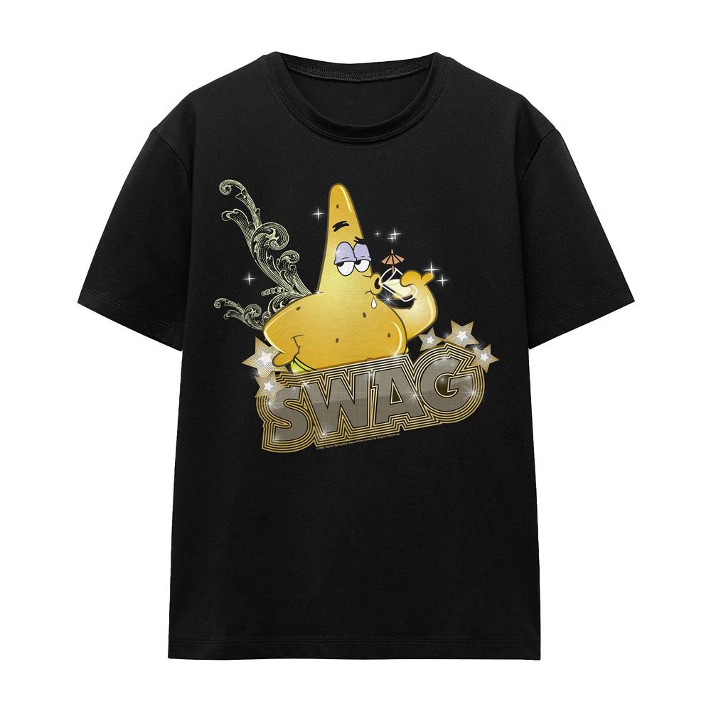 SpongeBob SquarePants Unisex Adult Patrick Has Swag T-Shirt
