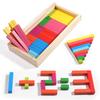 Montessori Læremidler til Matematikindlæring Farvede Decimalpinde Puslespil Legetøj Børnehave Tidlig Barndomsuddannelse
