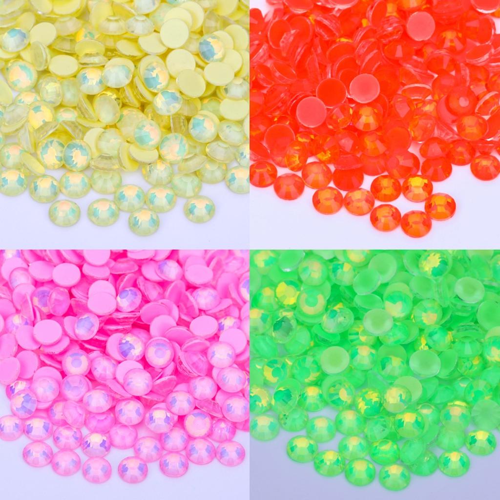 Weichen Y Fluorescent Protein Drill, Flat Bottom Drill Glass Rhinestone Neon Light Diy Luminous Nail Art Jewelry Nail Drill