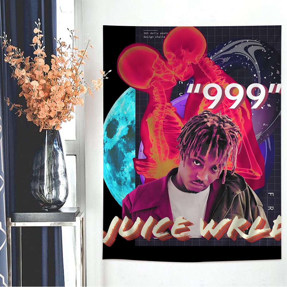 RAP WRLD Juice Anime Hippie Tapestry Features anime artist vibes fits living roomhomedorm decor ideal for wall hanging