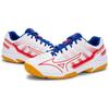 Mizuno Gate Sky Plus 2 Unisex Low Top Shock Absorbing Badminton Shoes White Blue Red 71GA224003