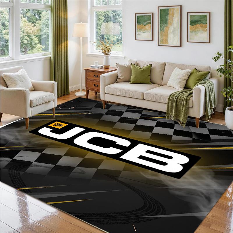 JCB Design Crystal Velvet Rug Soft Decorative Mat for Bedroom Entrance