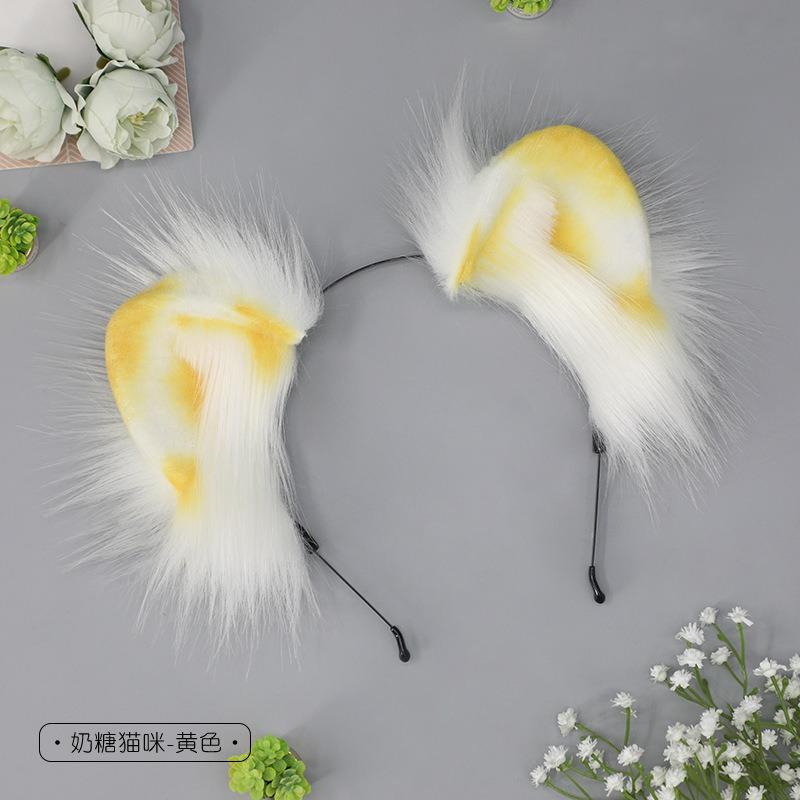 Kitten hair accessories cat ears headgear lolita girl cat ear headband comics cos simulation animal ear headband