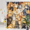 Different Cat Shower Curtains - Waterproof, Easy To Clean, Adding Boldness and Modernity To Your Bathroom Decor